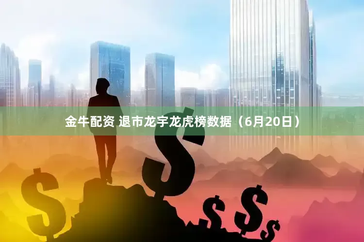 金牛配资 退市龙宇龙虎榜数据（6月20日）