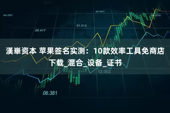 漢崋资本 苹果签名实测：10款效率工具免商店下载_混合_设备_证书